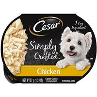 Cesar Simply Crafted Chicken Canine Cuisine Complement 1.3 oz. I027071