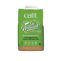 Catit Natural Wood Clumping Litter 15 lb  I027118