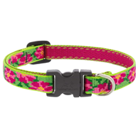 Lupine Petunias Adjustable Dog Collar I027352b