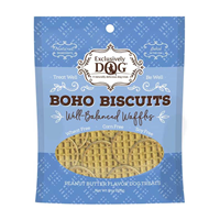 Exclusively Dog Boho Biscuits Well-Balanced Waffles Peanut Butter Flavor Dog Treat I027509
