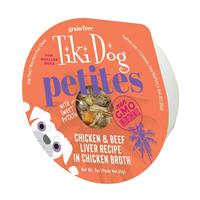 Tiki Dog Aloha Petites Chicken & Beef Liver Recipe in Chicken Broth 3 oz. I027550