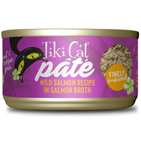 Tiki Cat Pate Wild Salmon Recipe in Salmon Broth 2.8 oz. I027568