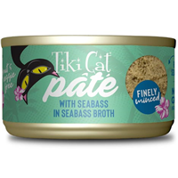 Tiki Cat Pate with Seabass in Seabass Broth 2.8 oz. I027574