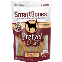 SmartBones Pretzel Sticks Dipped with Real Cheese I027588