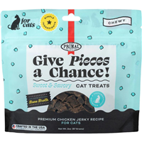 Primal Give Pieces a Chance Chicken Jerky Treats for Cats 2 oz. I028005