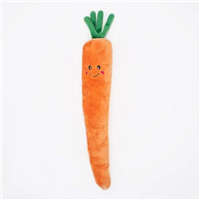 ZippyPaws Jigglerz Carrot Plush Dog Toy I028410