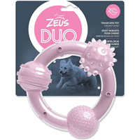Zeus Duo Tri-Ring Dog Toy 6" I028567