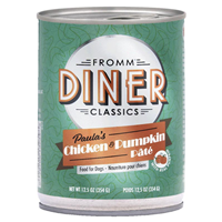 Fromm Diner Classis Paula&lsquo;s Chicken & Pumpkin Pate Canned Dog Food 12.5 oz. I028574