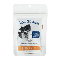 Suzie&lsquo;s CBD Hearts Pumpkin Treats for Dogs 7 oz. I028607