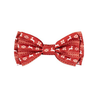 Fuzzyard Red Fairisle Holiday Bowtie M/L I028715
