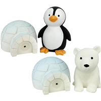Mulitpet Polar Pals Latex Toys Assorted 2 pk I028779