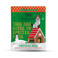 GIVEPET Gingerbone House Soft Baked Dog Treats I028792