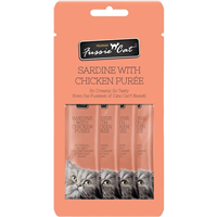 Fussie Cat Sardine with Chicken Purée 4pk I029080