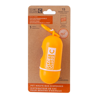 CLOEeCLUZO Bamboo Pet Waste Bag Dispenser with Citrus Scented Bags  I029135