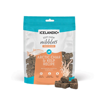 Icelandic+ Soft Chew Nibblets Treats for Dogs Arctic Char & Kelp Recipe 2.25 oz. I029155