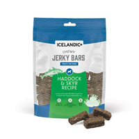 Icelandic+ Chewy Jerky Bars Treats for Dogs Haddock & Skyr Recipe 2.25 oz. I029158