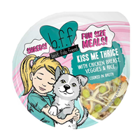 Weruva Fun Size Meal Kiss Me Thrice Chicken, Veggies, Rice 2.75oz I029235
