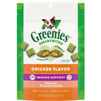 Greenies Smartbites Chicken Flavor Immune Support Treat for Dogs I029333b
