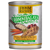 Fromm Family Frommbalaya Chicken, Vegetable & Rice Stew Canned Dog Food 12.5 oz. I029449