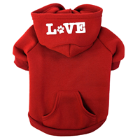 Fashion Pet LOVE That Sweatshirt Red I029602b