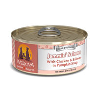 WERUVA Jammin’ Salmon with Chicken & Salmon in Pumpkin Soup Canned Dog Food 14 oz. 111545