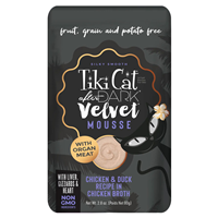 Tiki Cat After Dark Velvet Mousse Chicken and Duck in Chicken Broth 2.8oz I029748