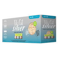 Tiki Cat Silver Senior Variety 2.4oz 12 Pack  I029989