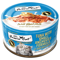Fussie Cat Tuna with Small Anchovies Formula in Goat Milk Gravy 2.47 oz. I030097