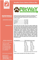 ShoreWay Salmon & Brown Rice Dry Dog Food 20 lbs.