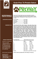 ShoreWay Grain-Free High Protein Select Dry Dog Food 5 lbs.