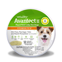 Vetality Avantect II Flea & Tick Collar for Dogs 2ct I030479b