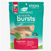 Ark Naturals Breath Bursts Brushless Toothpaste Peppermint Sticks for Large Dogs 6 oz. I030563