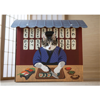 Smile Paws Izakaya Bar Cat Scratcher House