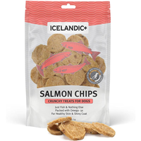 Icelandic+ Salmon Chips Crunchy Treats for Dogs 2.5 oz. I031181
