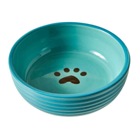 Spot Elegance Dog Dish Aqua I031329b