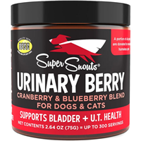 Super Snouts Urinary Berry Cranberry & Blueberry Blend for Dogs & Cats 75g I032074
