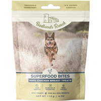 Badlands Ranch Superfood Bites 100% Chicken Breast Treats 4 oz. I032170