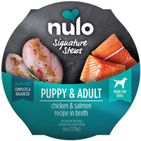 Nulo Signature Stews Grain Free Small Breed Chicken and Salmon Stew 6oz I032224