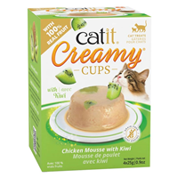 Catit Creamy Cups Chicken Mousse with Kiwi 4pk I032245