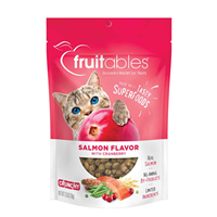 Fruitables Salmon Flavor with Cranberry Cat Treats 2.5oz I032301