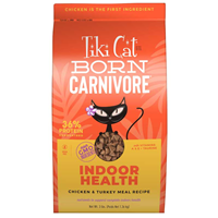 Tiki Cat Born Carnivore Indoor Health Chicken & Turkey Meal 3lbs I032680