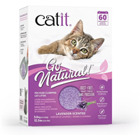 Catit Go Natural Pea Husk Clumping Cat Litter Lavender Scented 13 lbs. I024966