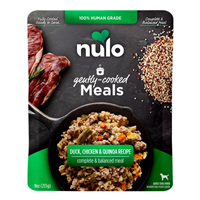 Nulo Gently-Cooked Meals Duck, Chicken & Quinoa Recipe Adult Dog Food 9 oz. I032828