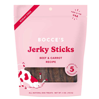 Bocce&lsquo;s Bakery Beef Carrot Jerky Food Topper 4oz  I032863
