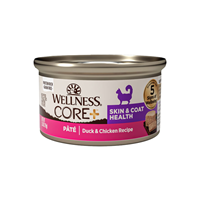 Wellness CORE+ Skin & Coat Health Duck & Chicken Recipe 2.8 oz