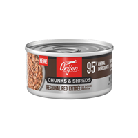 ORIJEN Chunks & Shreds Regional Red Entree in Bone Broth for Cats 3oz. I032981