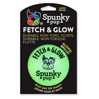 Spunky Pup Fetch & Glow Ball Large I033190