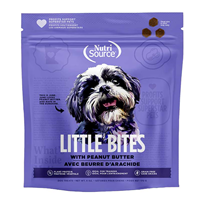 NutriSource Little Bites Grain Free Peanut Butter Treats 6oz I033775
