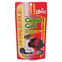 Hikari Cichlid Gold Color Enhancing Diet Large Pellets Z042055044110b