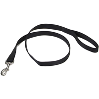Coastal Black Nylon Single-Ply Dog Leash 1" X 6&lsquo; 33571